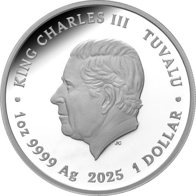 Serpent-tigre australien - Pièce de collection de 1 oz en argent à l'épreuve