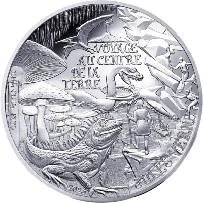 Jules Verne - 88,8g - set de pièces de collection