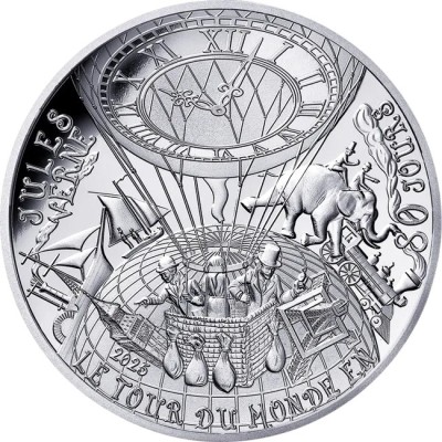 Jules Verne - 88,8g - set de pièces de collection