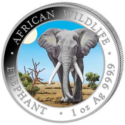 Eléphant Day & Night Set (2025) - 2 Oz - Pièce de collection en argent