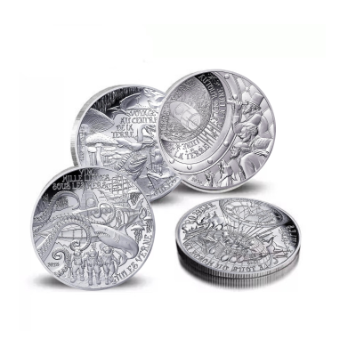 Jules Verne - 88,8g - set de pièces de collection