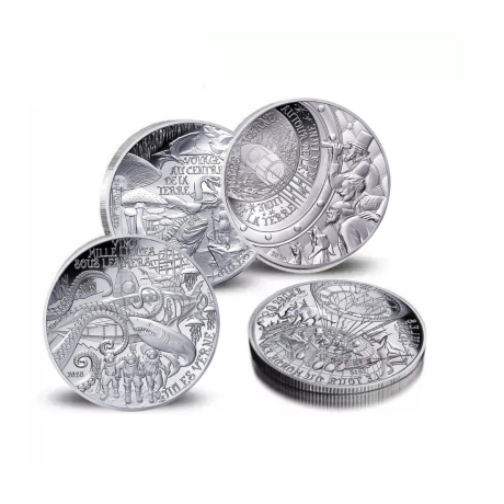 Jules Verne - 88,8g - set de pièces de collection
