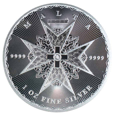 Croix de Malte (2025) - 1 Oz - pièce d'investissement en argent