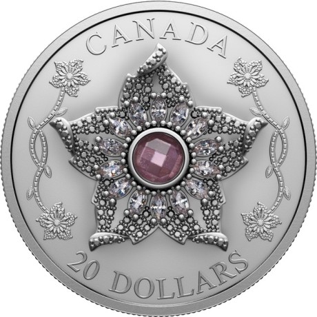 Williamson Diamond Brooch - 1 Oz - pièce de collection en argent