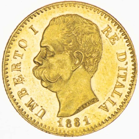 La pièce de 20 Lires - 6,45 g - pièce d'investissement en or
