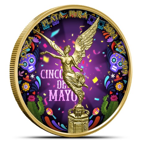Mexique - Libertad 2024, Cinco de Mayo - Pièce de collection en argent