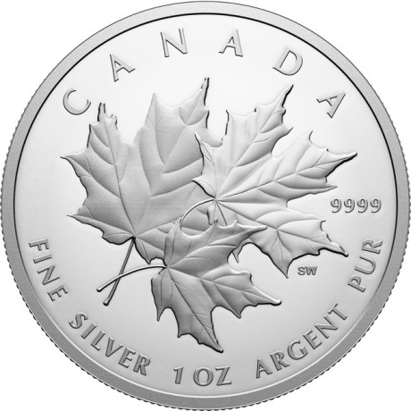 Triple Maple - 1 Oz - Pièce de collection en argent  (en stock à partir de 30.5.)
