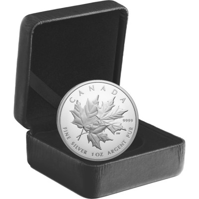 Triple Maple - 1 Oz - Pièce de collection en argent  (en stock à partir de 30.5.)