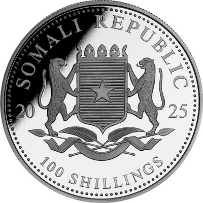 Léopard 2025 - 1 Oz - Pièce de collection en argent