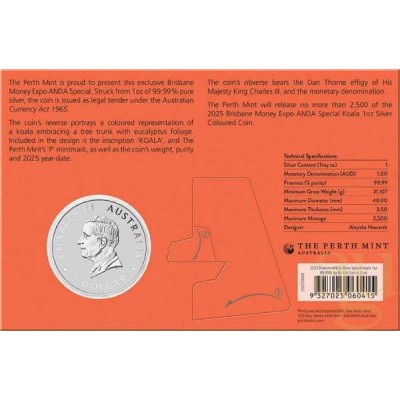 Koala (2025) -  1 Oz - Pièce de collection en argent
