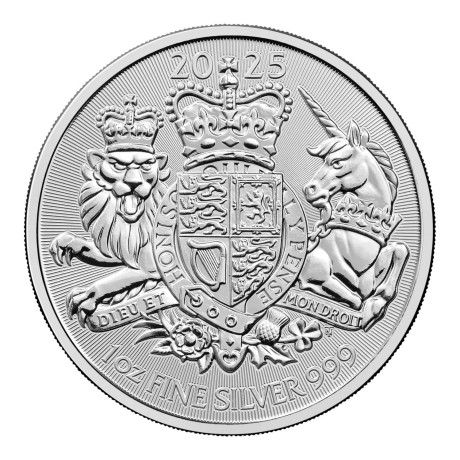 Armoiries royales (2025) - 1 Oz - Pièce d'investissement en argent