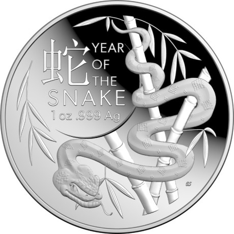 L'année du serpent - 1 Oz - Pièce de collection en argent
