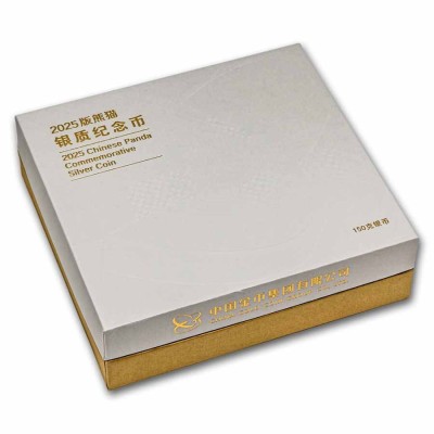 Panda (2025) - 150 g - pièce de collection en argent qualité PROOF
