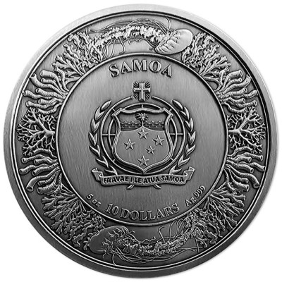 Atlantis - 5 Oz - Silver Collector Coin (en stock à partir de 30.5.2025)