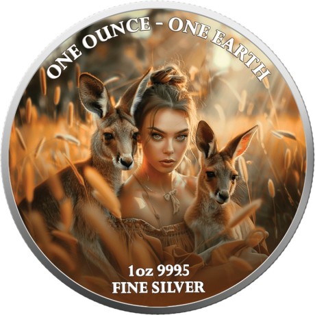 Terre - 1 Oz - Australie - Pièce de collection en argent