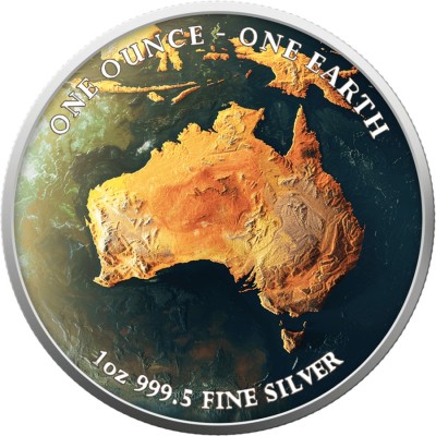 Terre - 1 Oz - Australie - Pièce de collection en argent