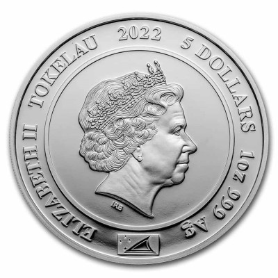 Reine Elizabeth II - Jubilé de platine - 1 Oz - Pièce de collection en argent