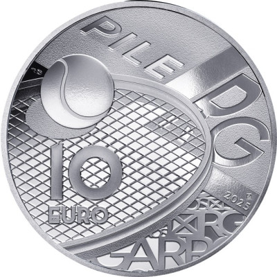 100 ans de Roland Garros - 22g - Pièce de collection en argent