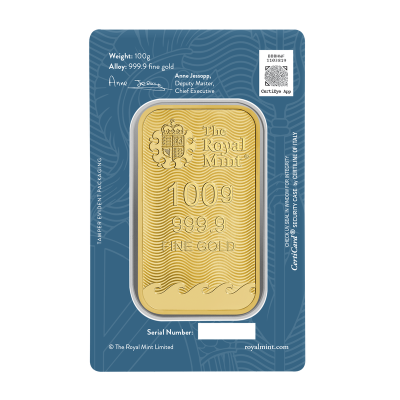 Britannia - 100g - Lingotin d'or d'investissement