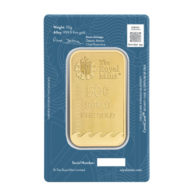 Britannia - 50g - Lingotin d'or d'investissement