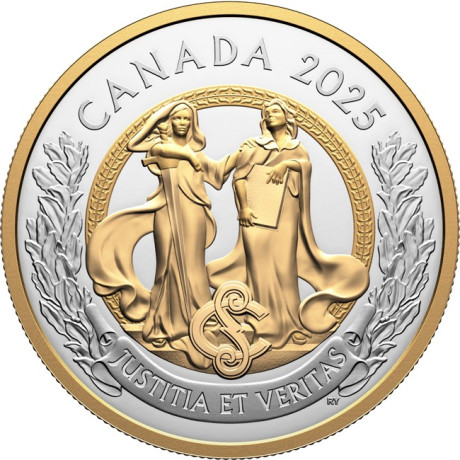 Allégories de la Justice et de la Vérité  -1 Oz -  Pièce de collection en argent