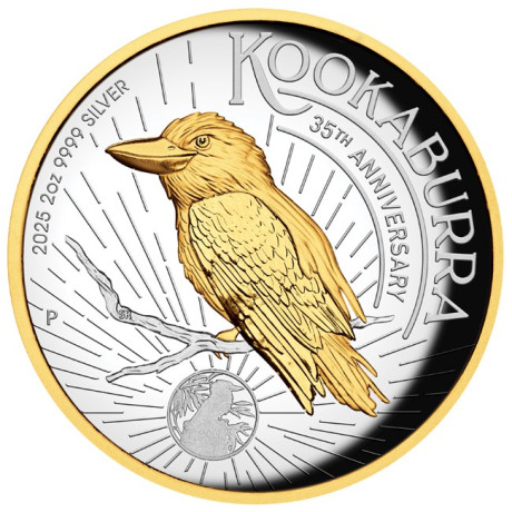 Kookaburra - 2 Oz Silver Proof Collector Coin (livraison 25.6.2025)