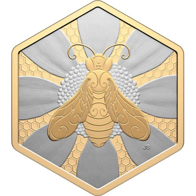 Abeille - 1 Oz - Pièce de collection en argent