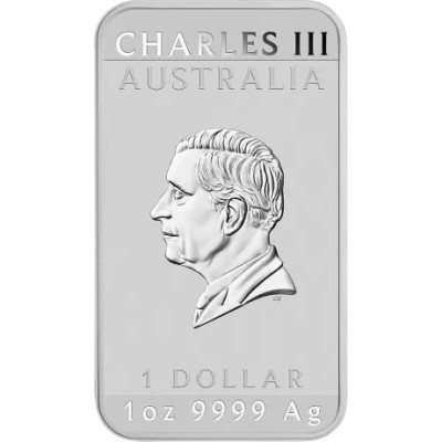 Dragon rectangulaire (2025) - 1 Oz - Pièce d'investissement en argent