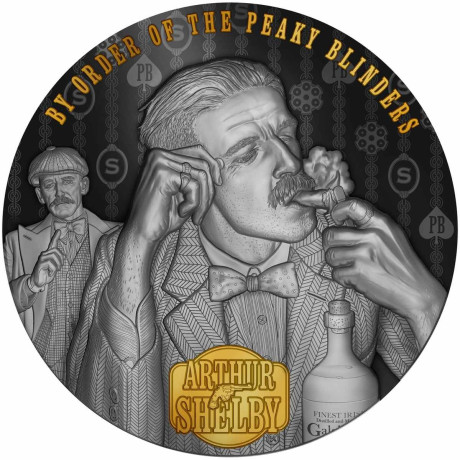 Peaky Blinders - Arthur Shelby - 2 Oz - Pièce de collection en argent