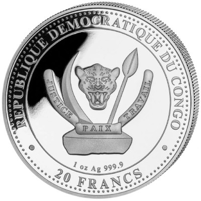 Carnotaurus (Vie préhistorique) 2025 - 1 Oz - Pièce d'investissement en argent