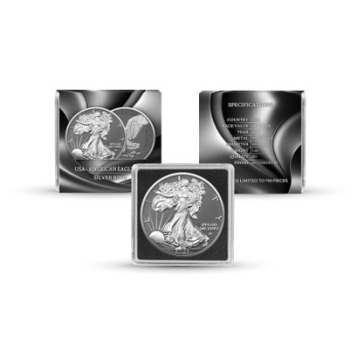 American Eagle, silver ring - 1 Oz - Pièce de collection en argent