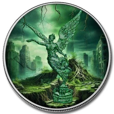 Mexique Libertad - Forces de la nature - Terre - 1 Oz - Pièce de collection en argent
