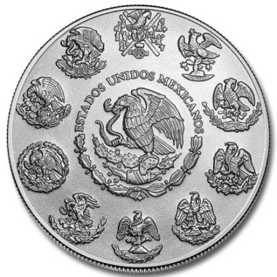 Mexique Libertad - Forces de la nature - Terre - 1 Oz - Pièce de collection en argent