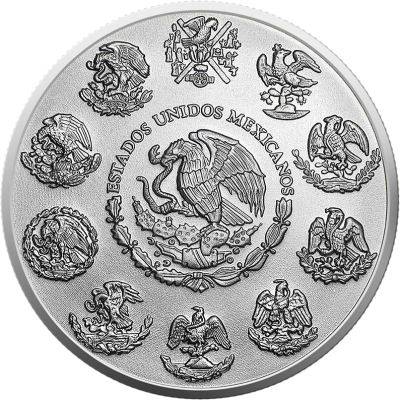 Mexique Libertad - Forces de la nature - Eau - 1 Oz - Pièce de collection en argent