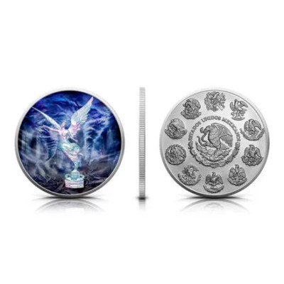 Mexique Libertad - Forces de la nature - Air - 1 Oz - Pièce de collection en argent