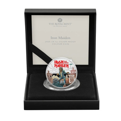 Iron Maiden - R.I.P Eddie - 1 Oz - Pièce de collection en argent