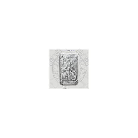 Dieux Nordiques - Thor - 1 Oz - lingot d'argent d'investissement