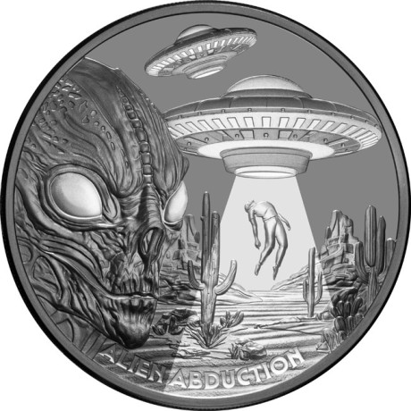 Enlèvement par les extraterrestres (2025) - 1 Oz - Pièce de collection en argent