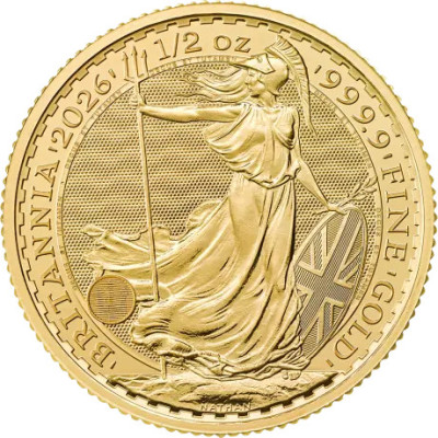 Britannia (2026) - 1/2 Oz - Pièce en or