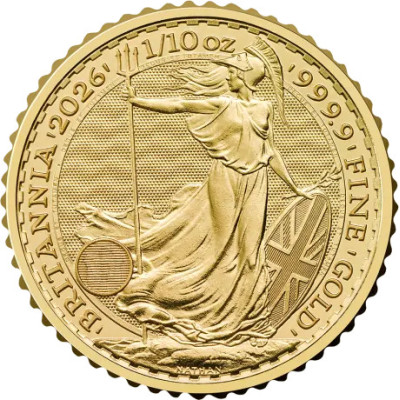Britannia (2026) - 1/10 Oz - pièce d'investissement en or