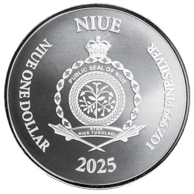 Lady Justice (2025) - 1 Oz - pièce d'investissement en argent Lady Justice (2025) - 1 Oz - pièce d'investissement en argent