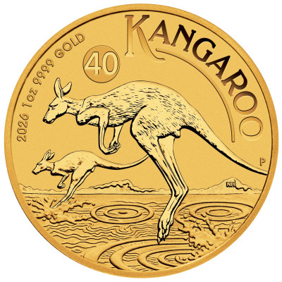 Kangourou australien (2026) - 1 Oz - Pièce en or