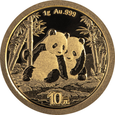 Panda (2026) - 1g - pièce d'investissement en or