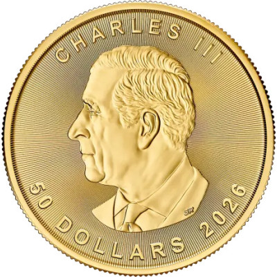 Maple Leaf/Feuille d'érable (2026) - 1 Oz - Pièce en or