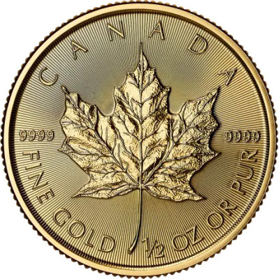 Maple Leaf / Feuille d'érable (2026) - 1/2 Oz - Pièce en or