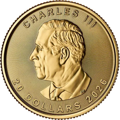 Maple Leaf / Feuille d'érable (2026) - 1/2 Oz - Pièce en or