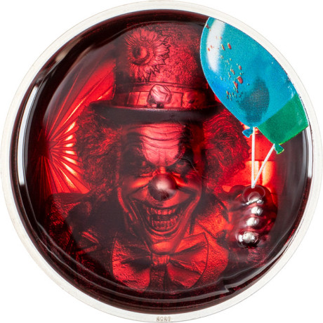 Coulrophobia (2026) - Pièce de collection de 2 oz à l'épreuve de l'argent