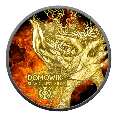 Slavic Fables - Domowik - 2 Oz - Pièce de collection en argent