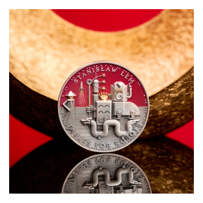 Stanislaw Lem - Fables pour robots - 2 Oz - Pièce de collection en argent