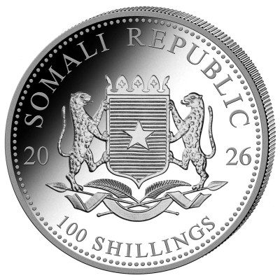 Eléphant d'Afrique (2026) - 1 Oz - Pièce d'investissement en argent